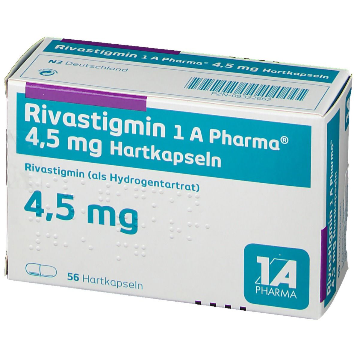 Rivastigmin 1 A Pharma® 4,5 mg