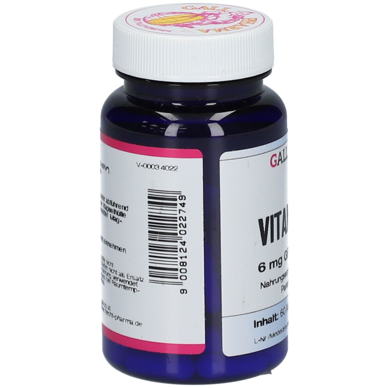 Vitamin B5 6 mg GPH Kapseln