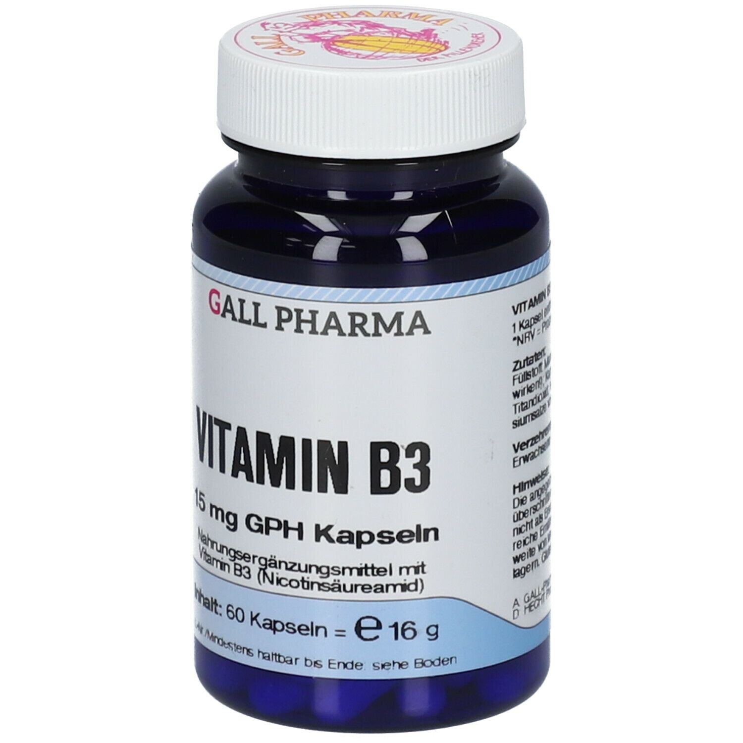 GALL PHARMA Vitamin B3 15 mg GPH Kapseln