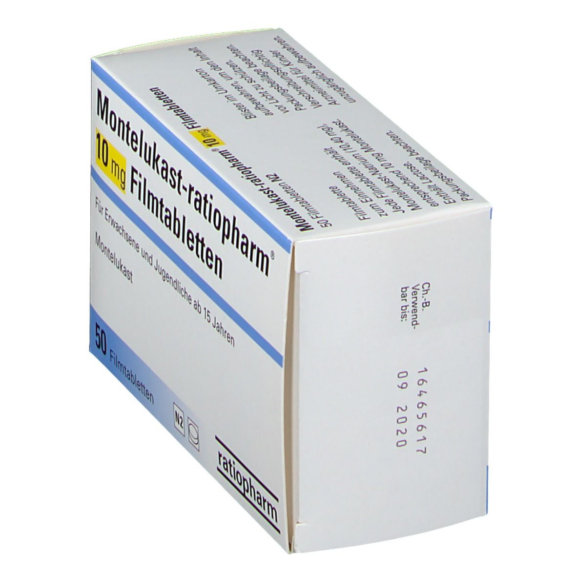 MONTELUKAST-ratiopharm 10 mg Filmtabletten 50 St