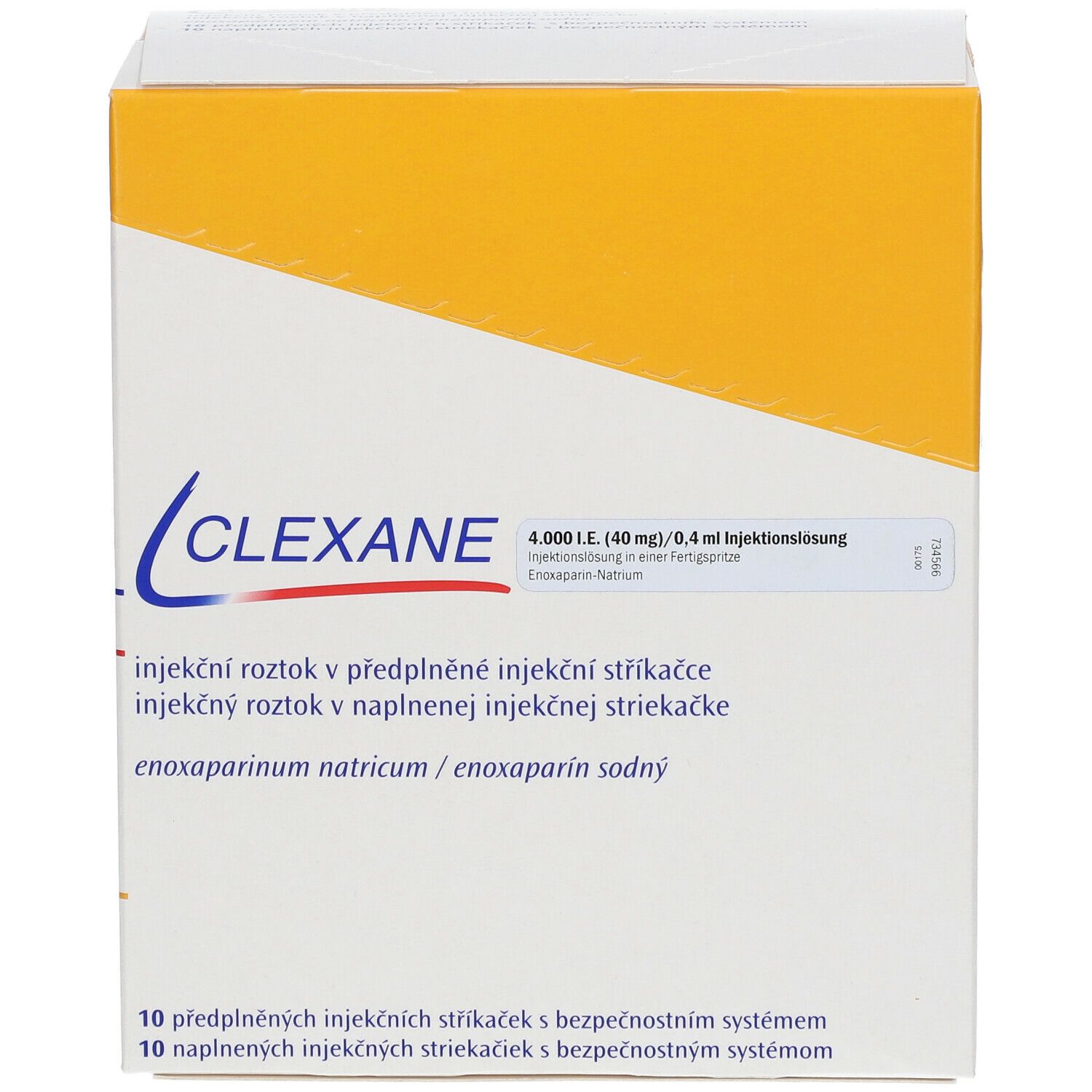 Clexane 4.000 I.E. 40 mg/0,4 ml ILO