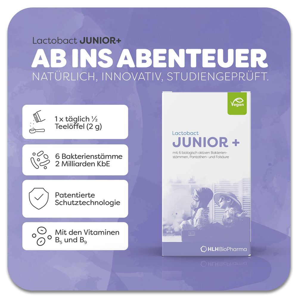 Lactobact Junior 7-Tage Beutel 7x2 g