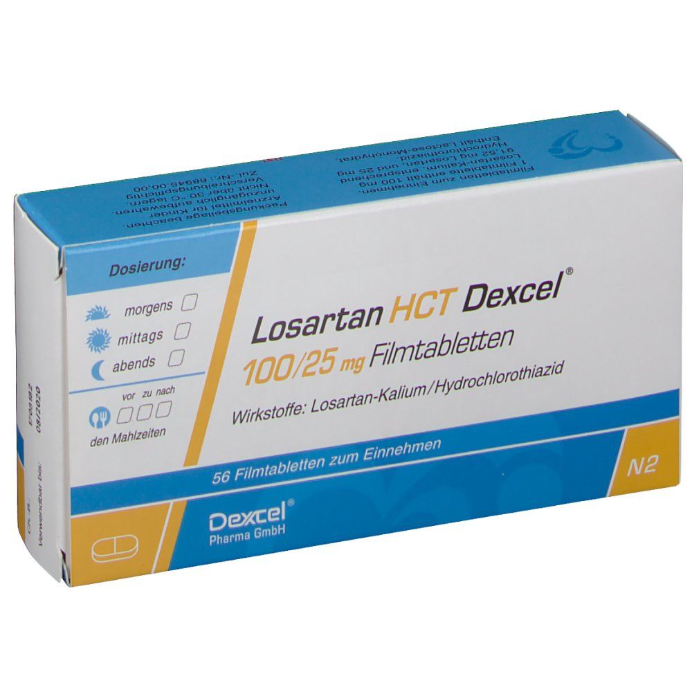 Losartan HCT Dexcel® 100/25 mg