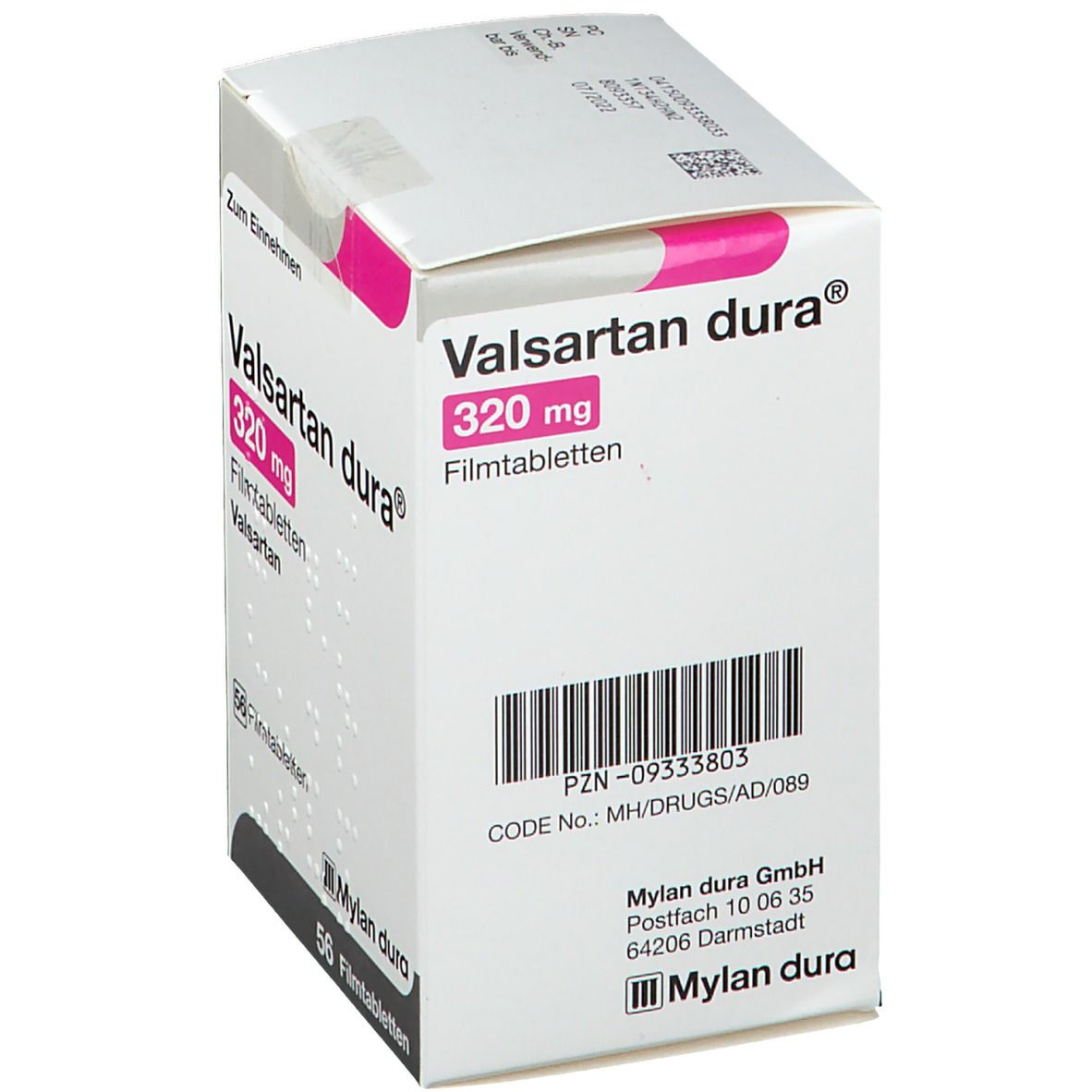 Valsartan dura® 320 mg