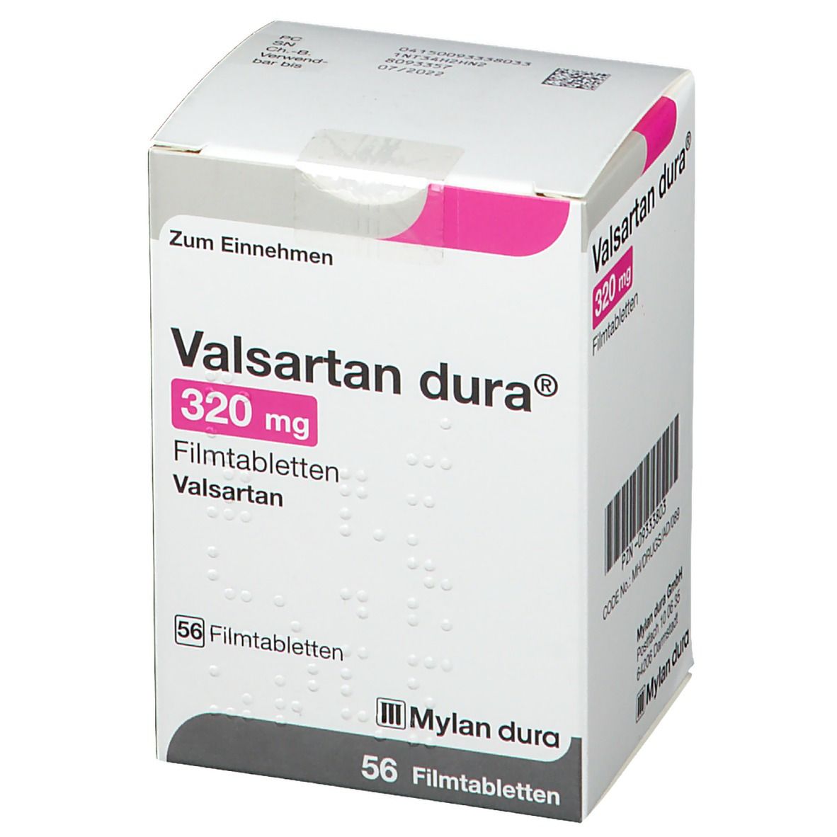Valsartan dura® 320 mg