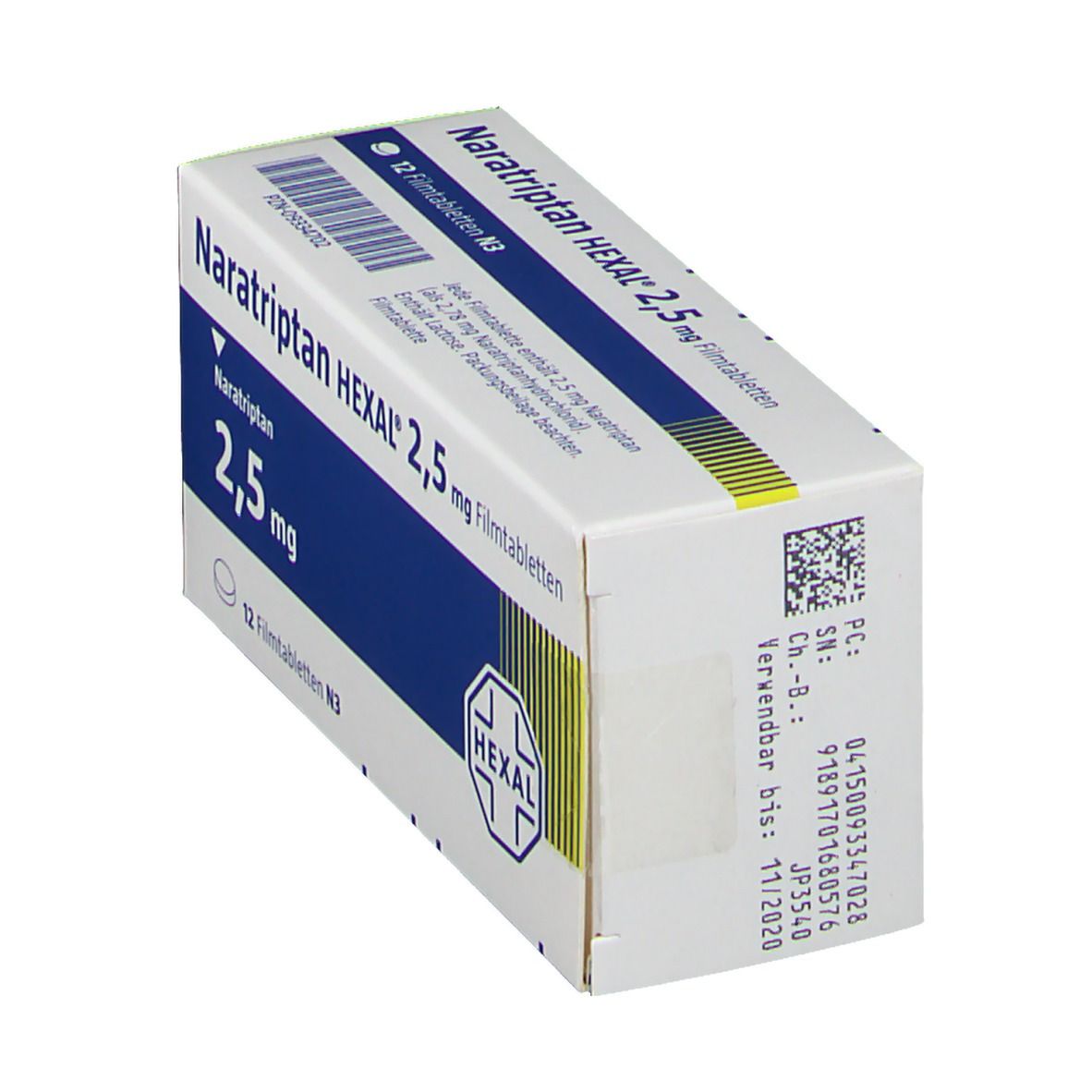 Naratriptan HEXAL® 2,5 mg