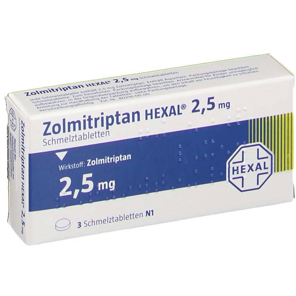 Zolmitriptan HEXAL® 2,5 mg