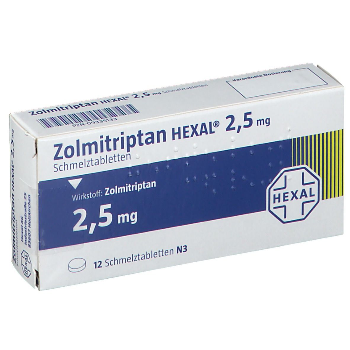 Zolmitriptan HEXAL® 2,5 mg