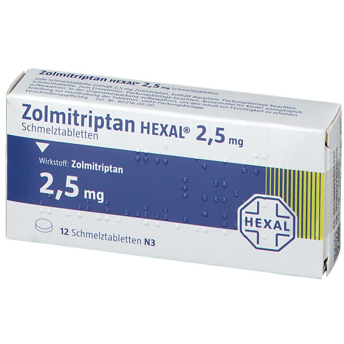 Zolmitriptan HEXAL® 2,5 mg