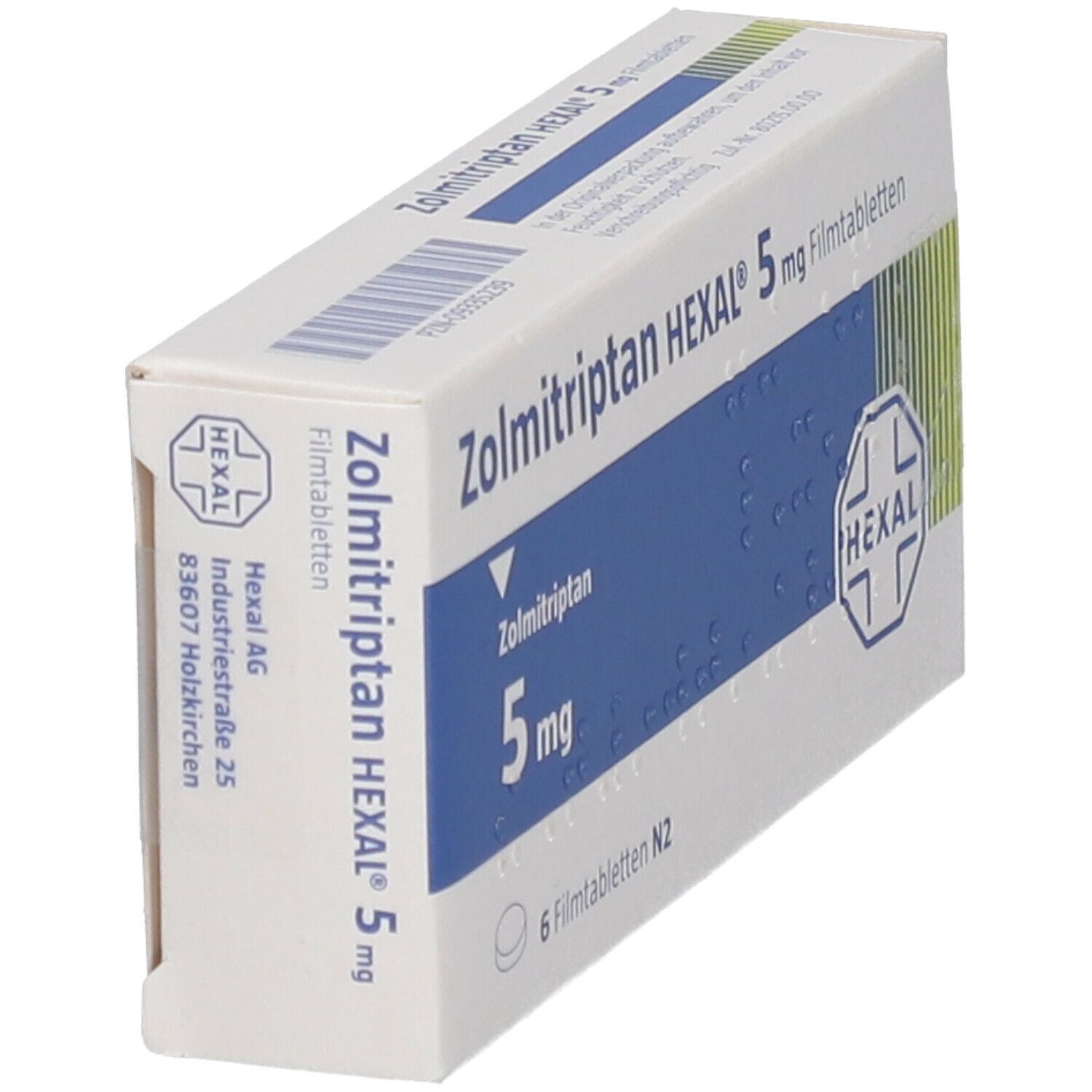 Zolmitriptan Hexal 5 mg Filmtabletten 6 St