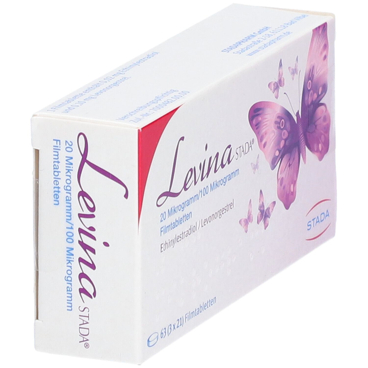 Levina Stada 20 µg/100 µg Filmtabletten 3x21 St