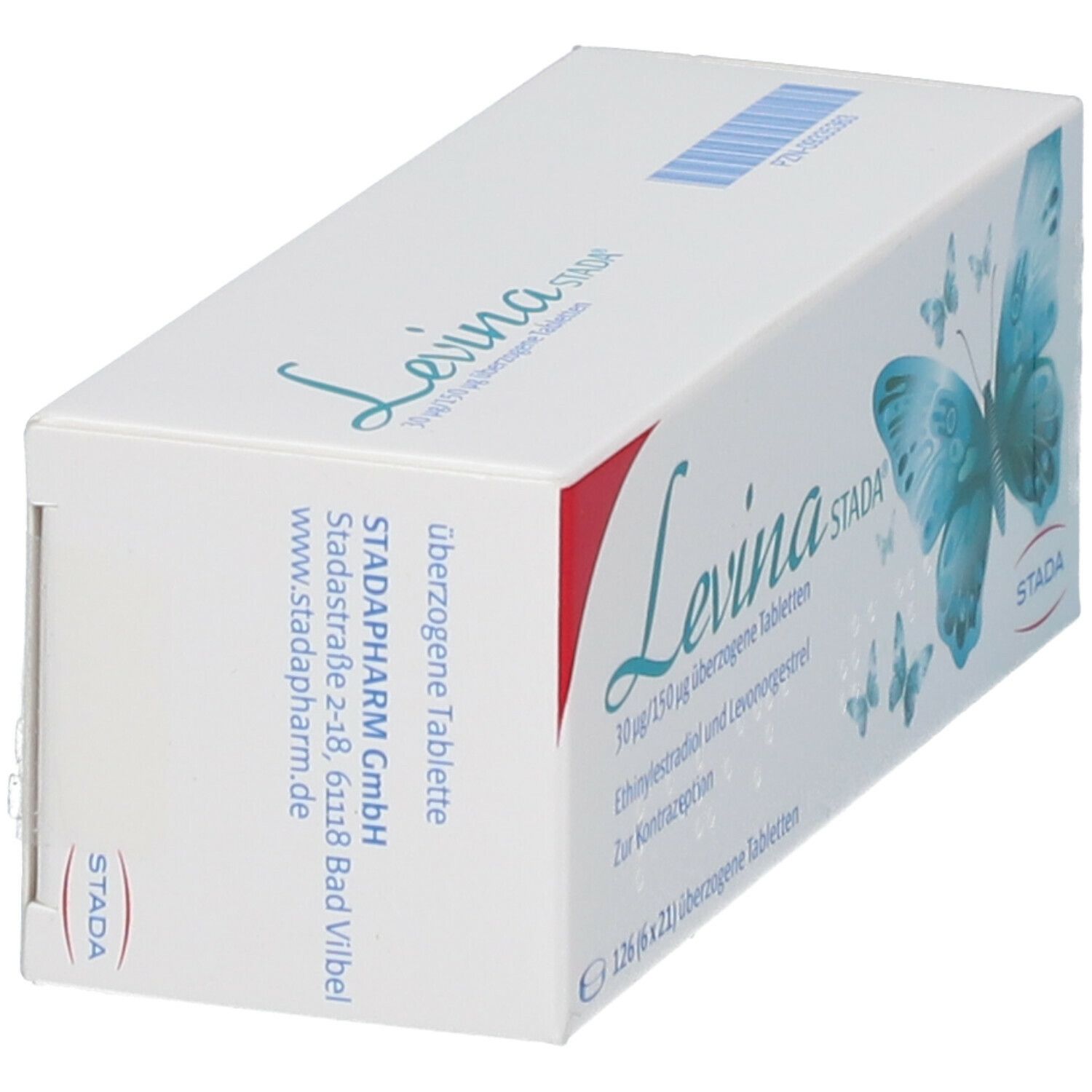 Levina Stada 30 µg/150 µg überzogene Tabletten 3x21 St Überzogene