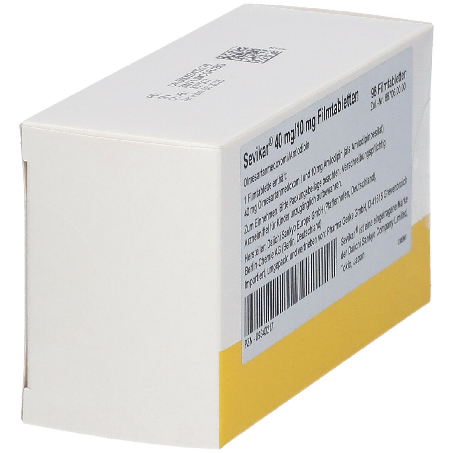 Sevikar 40 mg/10 mg Filmtabletten 98 St