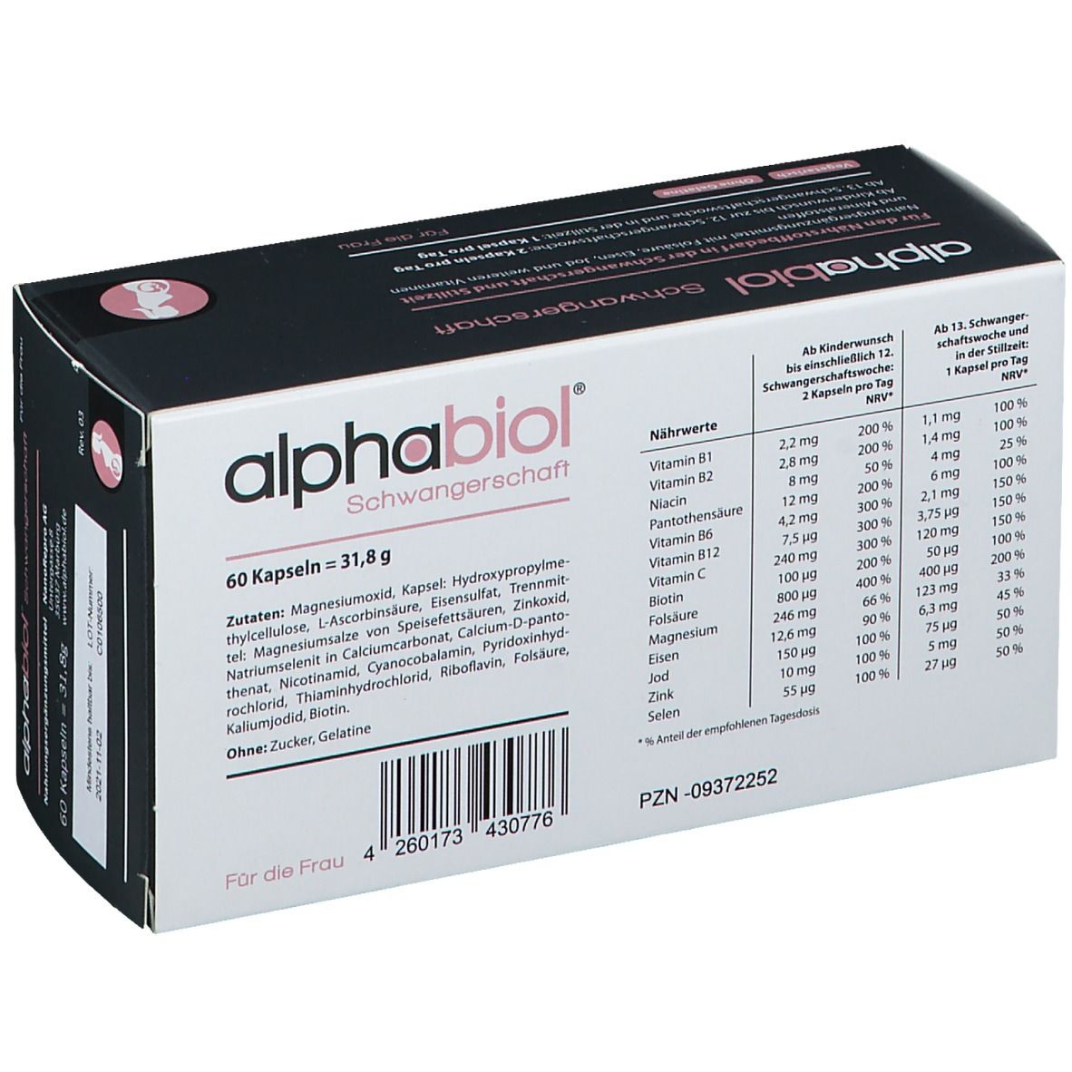 alphabiol® Schwangerschaft für die Frau