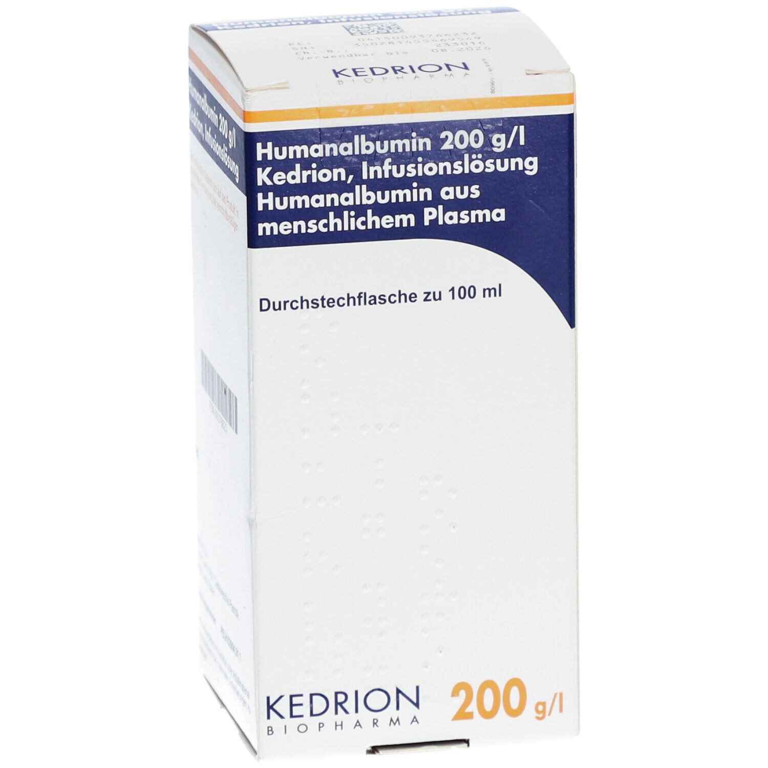 Humanalbumin 200 g/l Kedrio