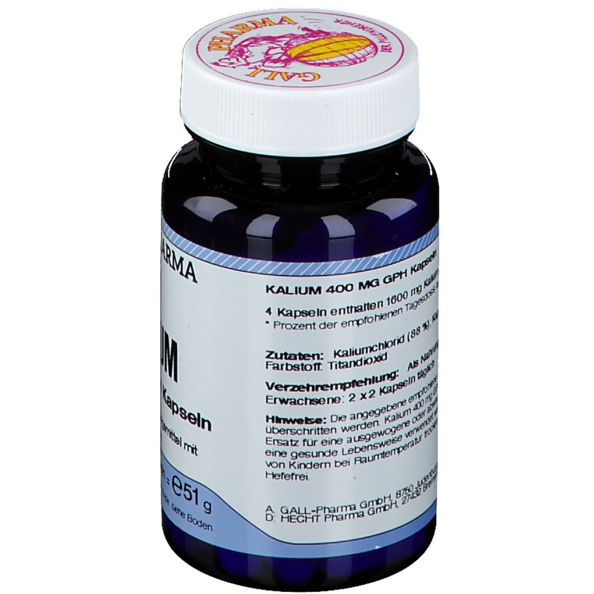 Kalium 400 mg GPH Kapseln