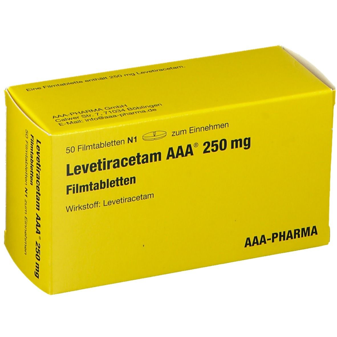 Levetiracetam AAA® 250 mg