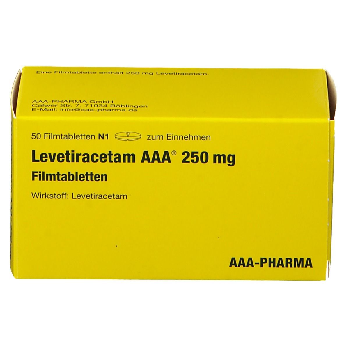 Levetiracetam AAA® 250 mg