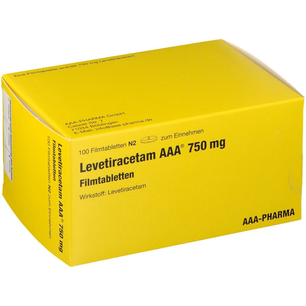 Levetiracetam AAA® 750 mg