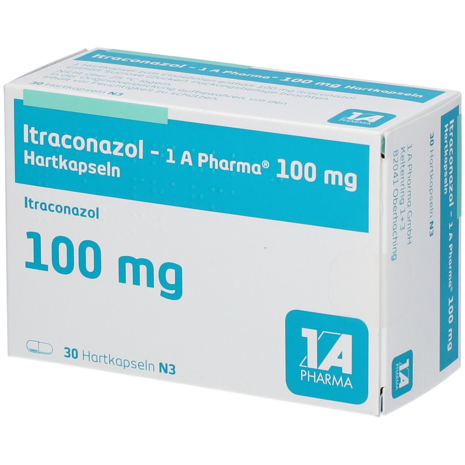 Itraconazol 1A Pharm 100Mg 30 St mit dem ERezept kaufen Shop Apotheke