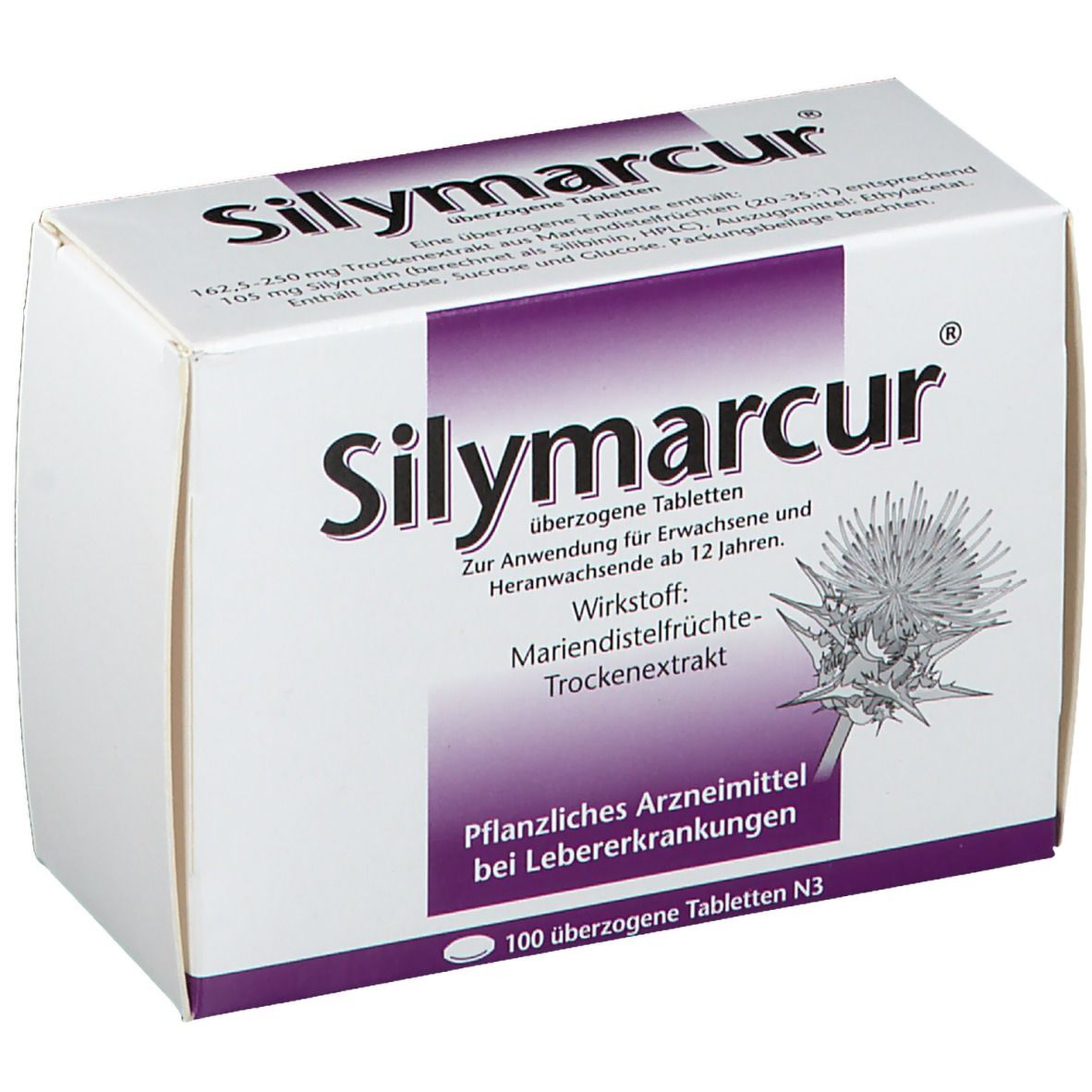 Silymarcur überzogene Tabletten 100 St Überzogene