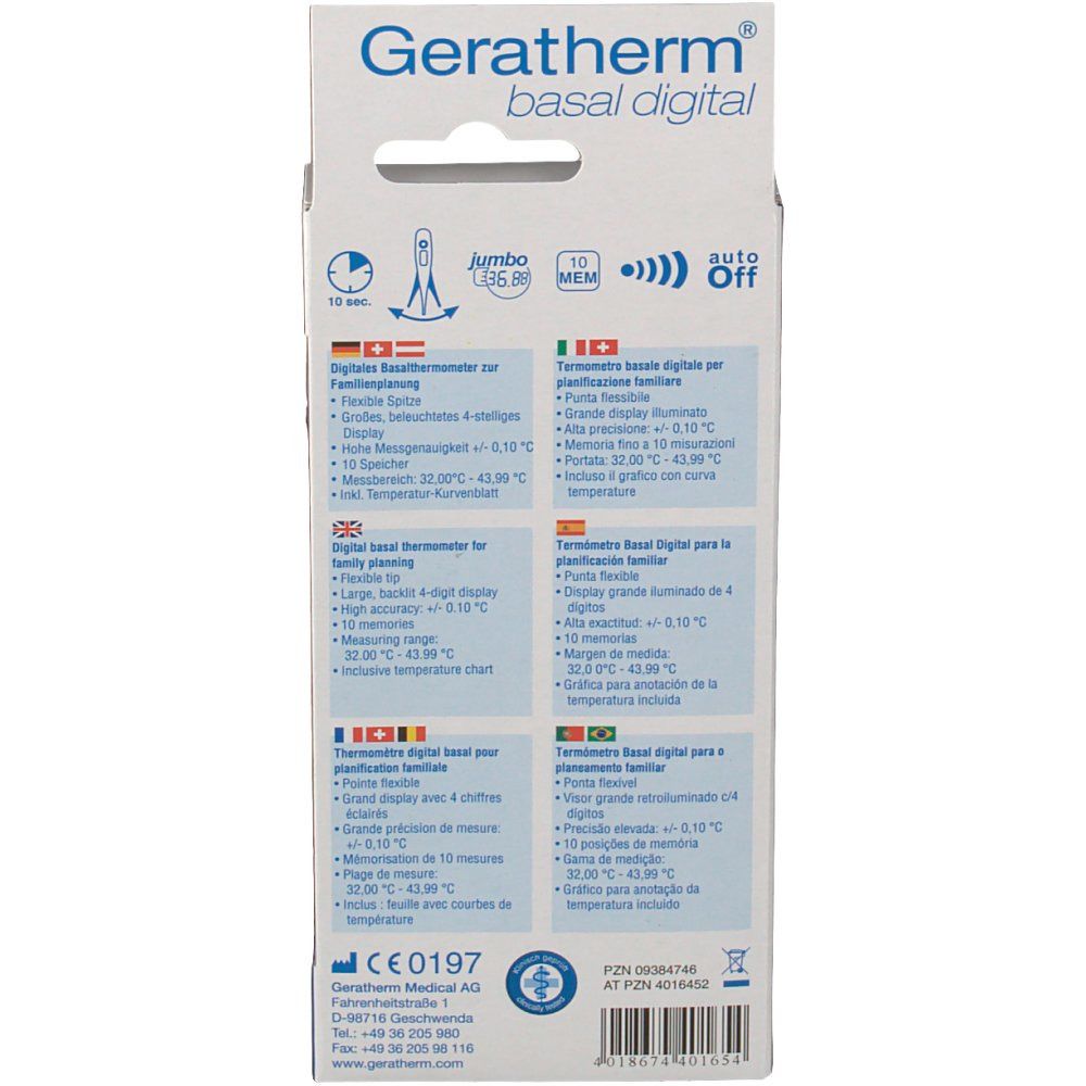 Thermomètre basal numérique Geratherm