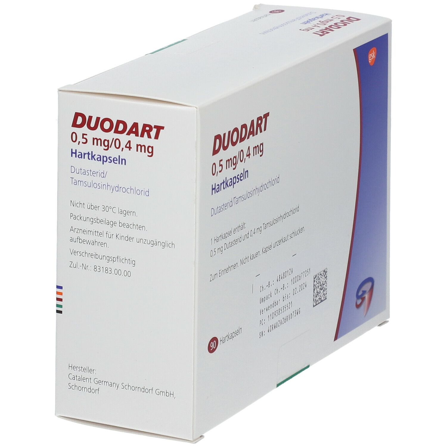 DUODART 0.5 mg/0.4 mg
