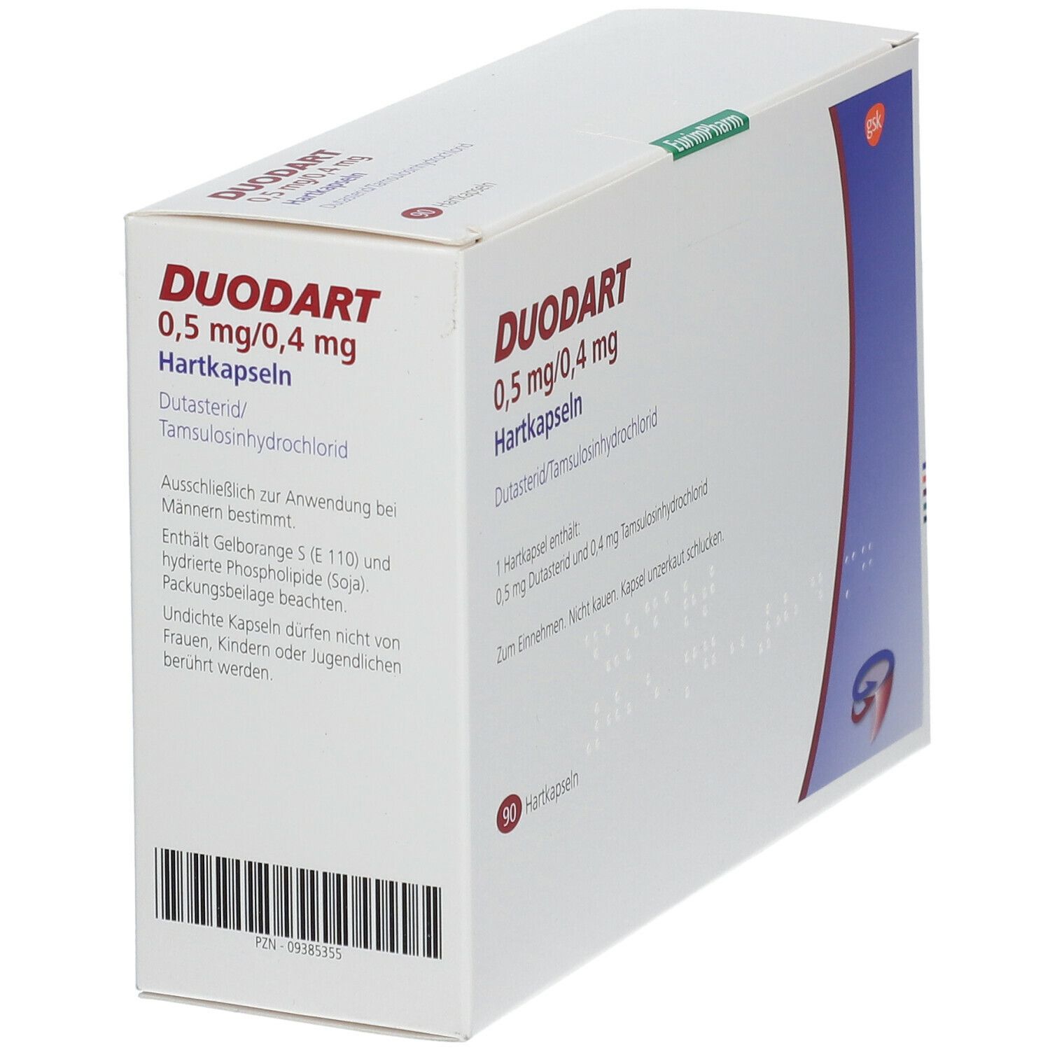 DUODART 0.5 mg/0.4 mg