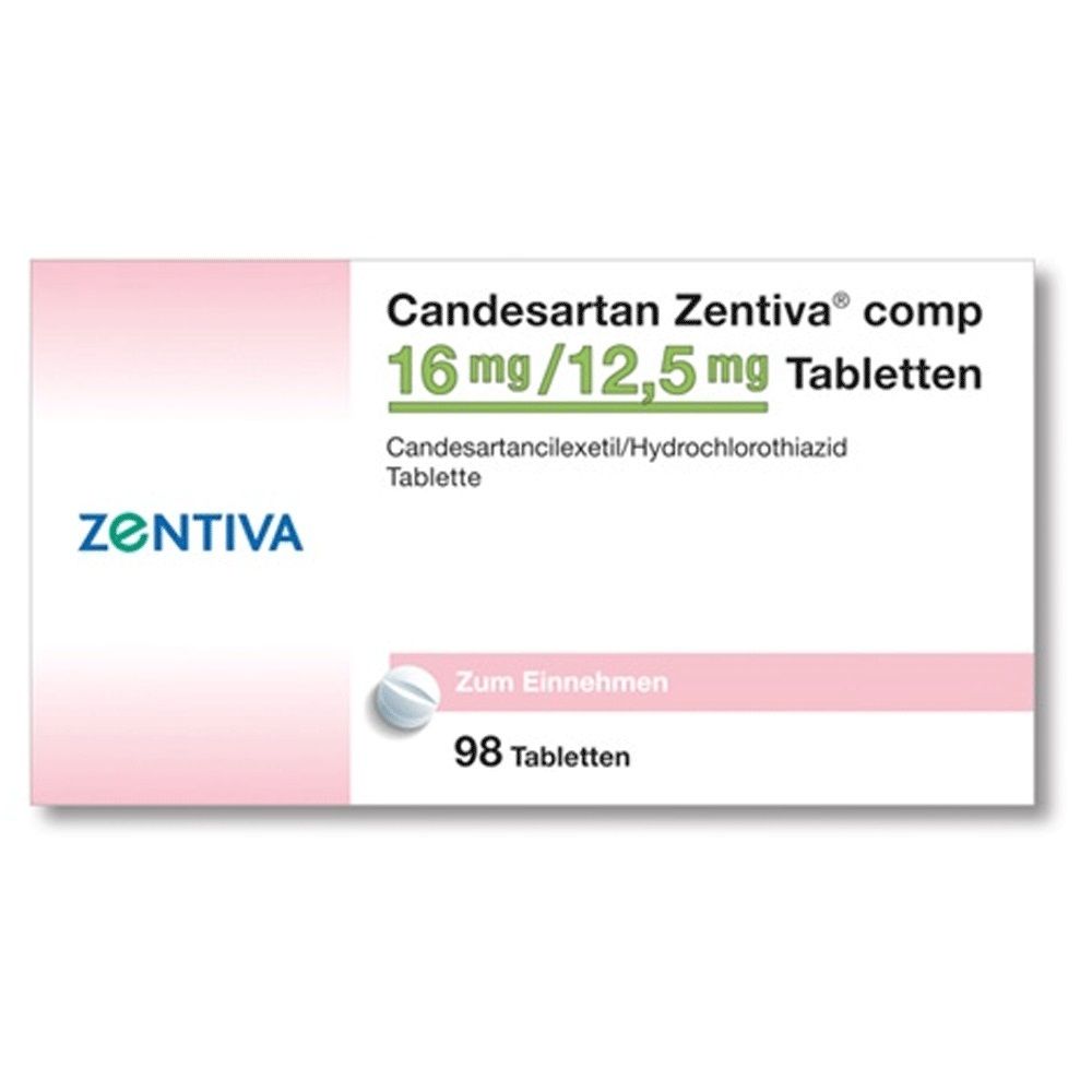 Candesartan Zentiva comp 8 mg/12,5 mg Tabletten 98 St