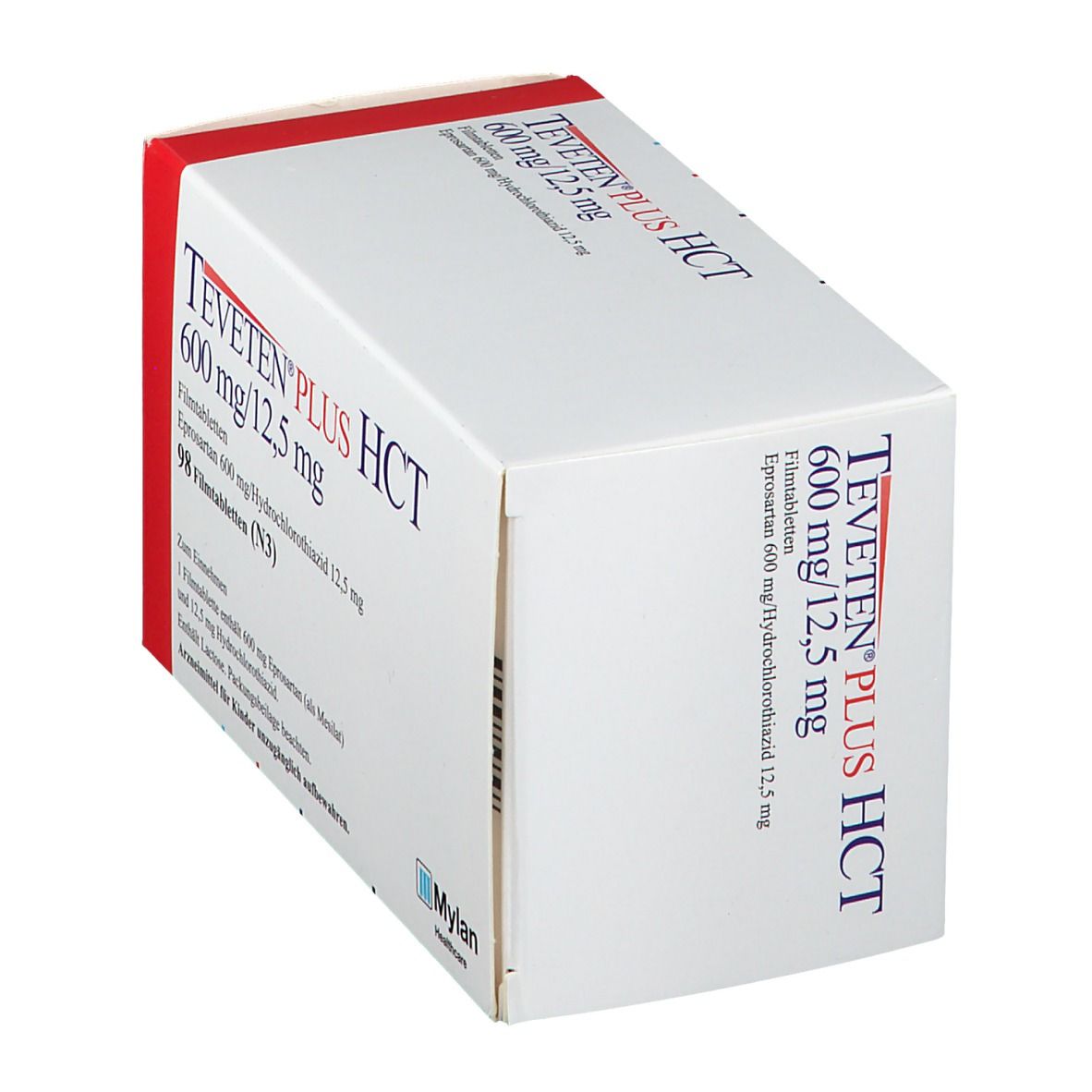 Teveten Plus HCT 600 mg/12,5 mg Filmtabletten 98 St