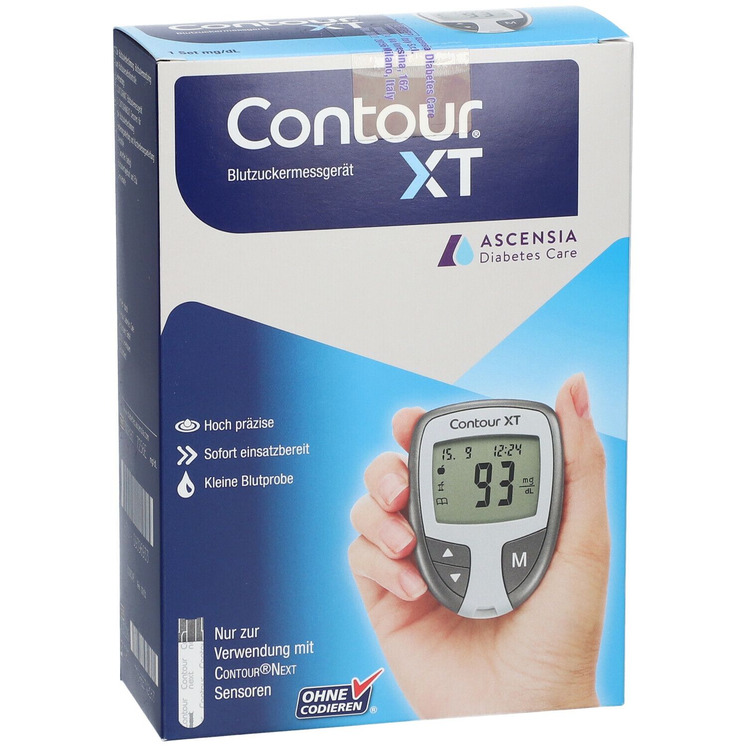 CONTOUR® XT Set mg/dl Blutzuckermessgerät