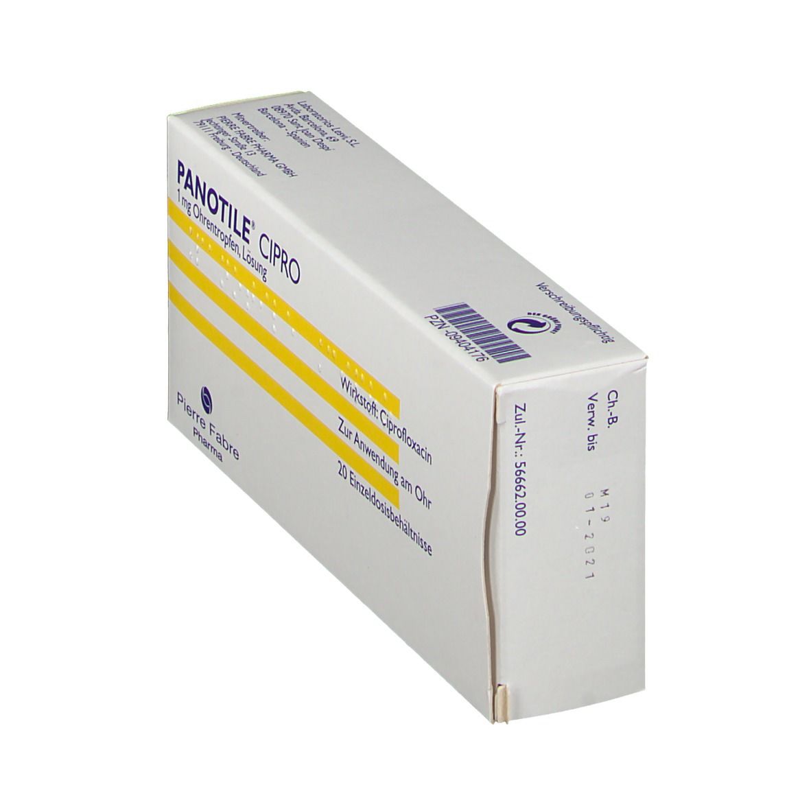 Panotile® Cipro 1 mg Ohrentropfen
