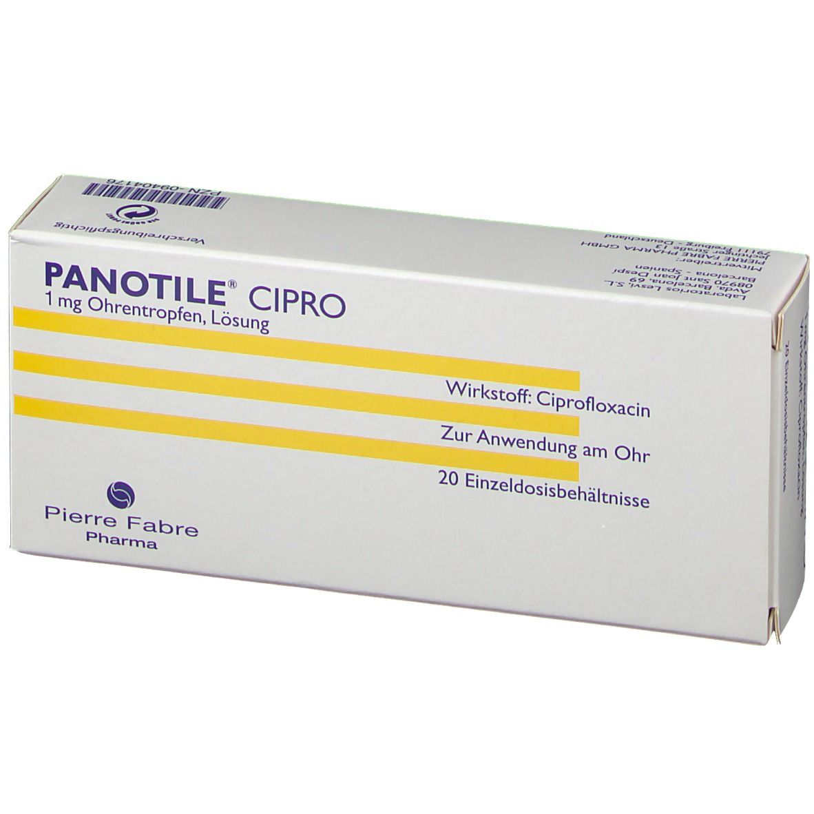 Panotile® Cipro 1 mg Ohrentropfen