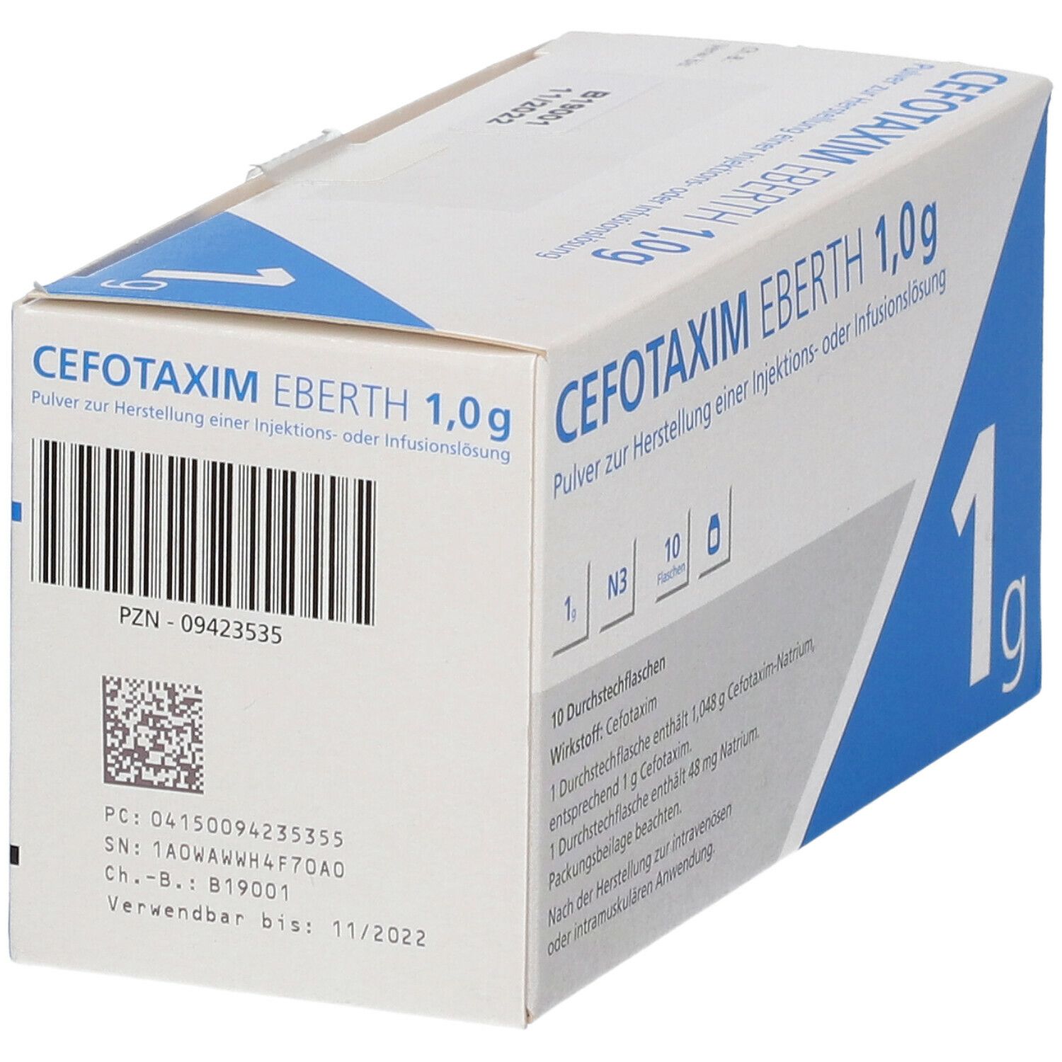 Cefotaxim Eberth 1 g