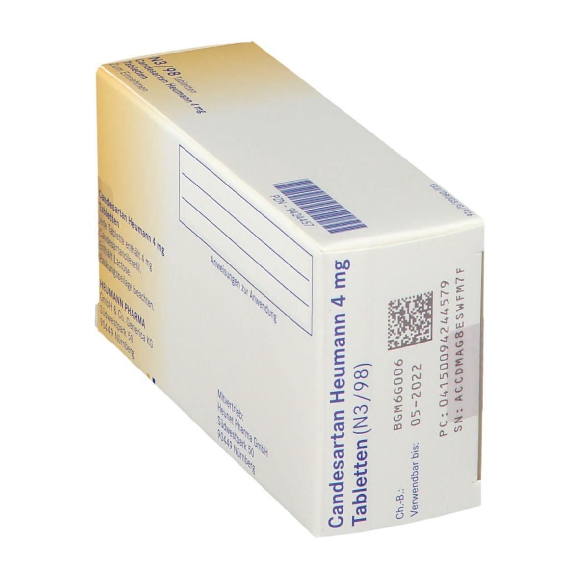 Candesartan Heumann 4 mg