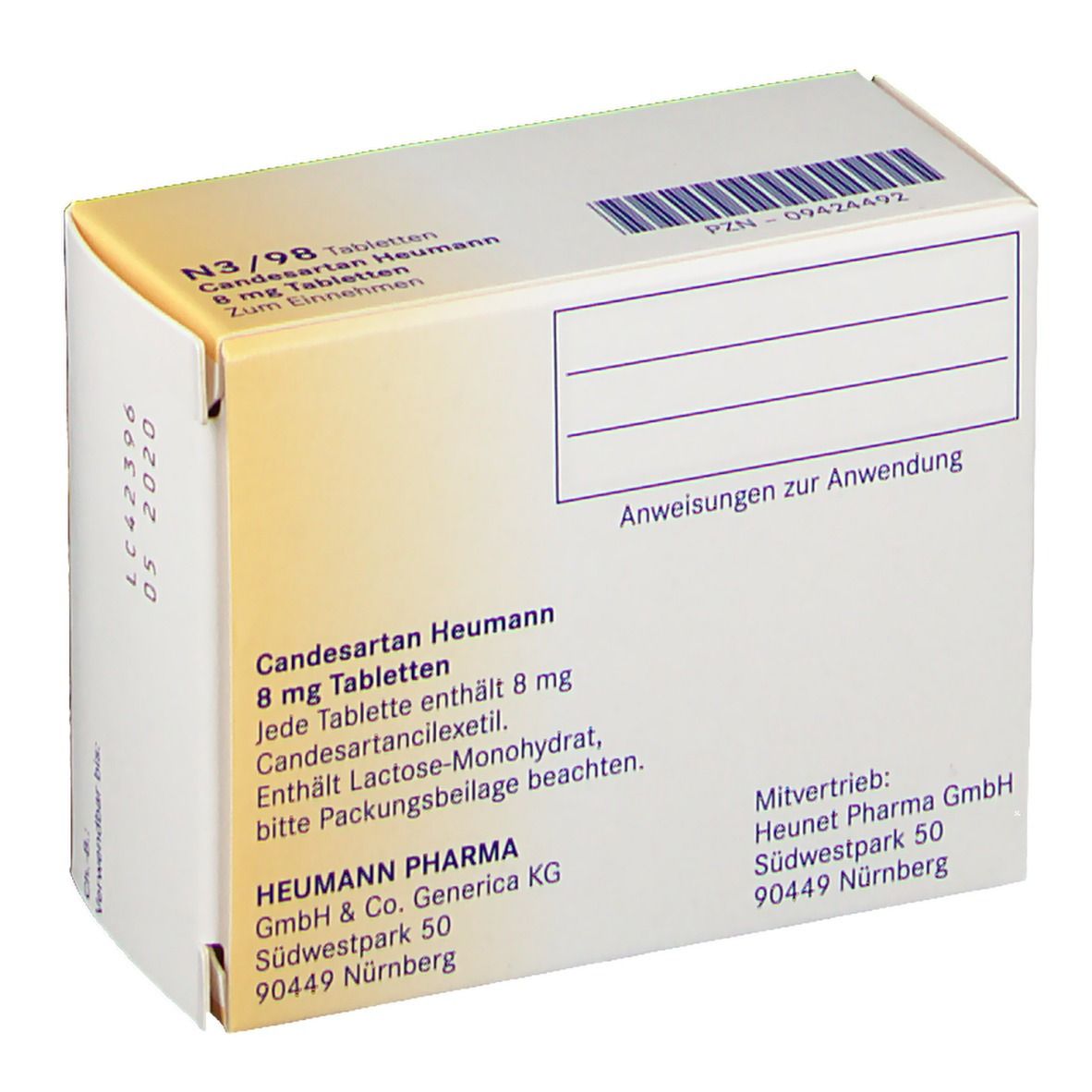Candesartan Heumann 8 mg