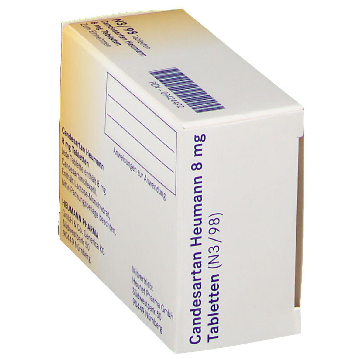 Candesartan Heumann 8 mg