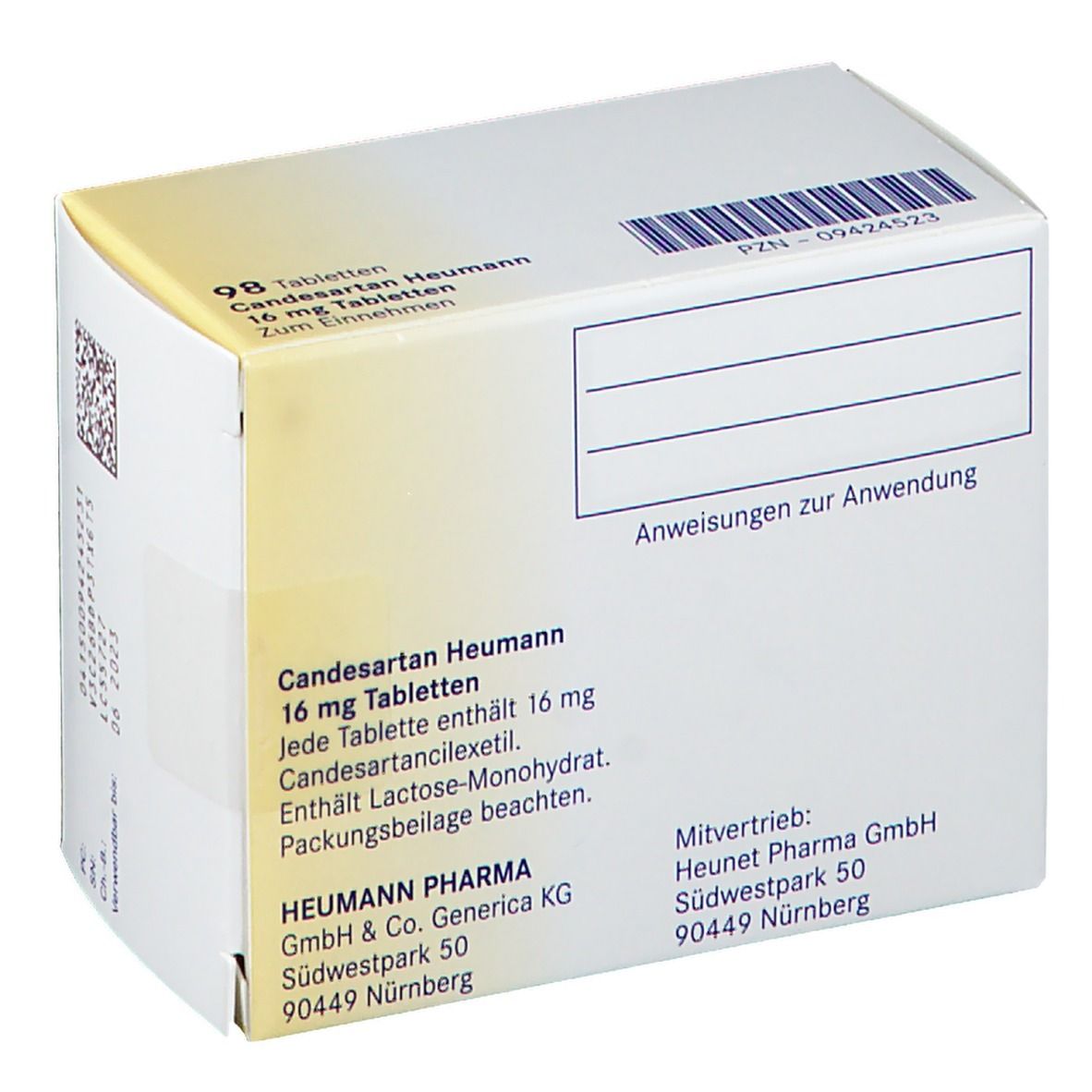 Candesartan Heumann 16 mg