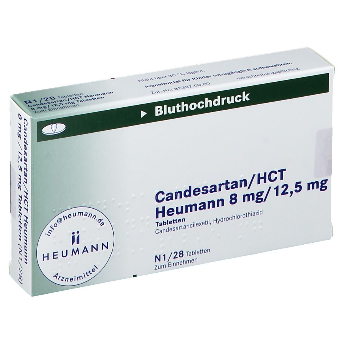 Candesartan/HCT Heumann 8 mg/12,5 mg