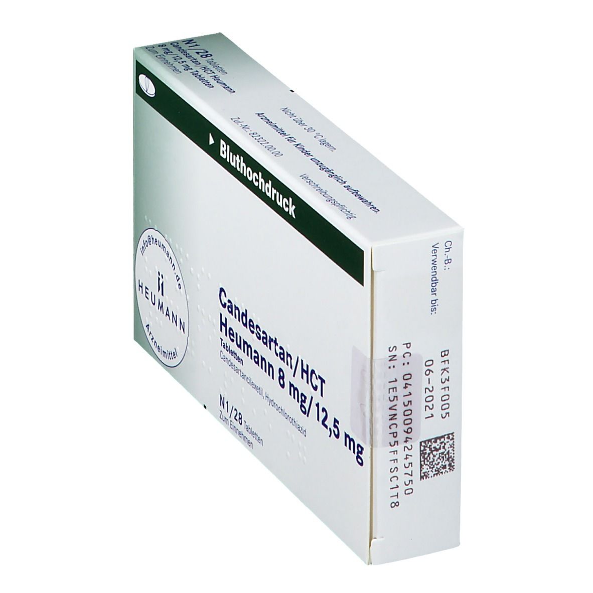 Candesartan/Hct Heumann 8 mg/12,5 mg Tabletten 28 St