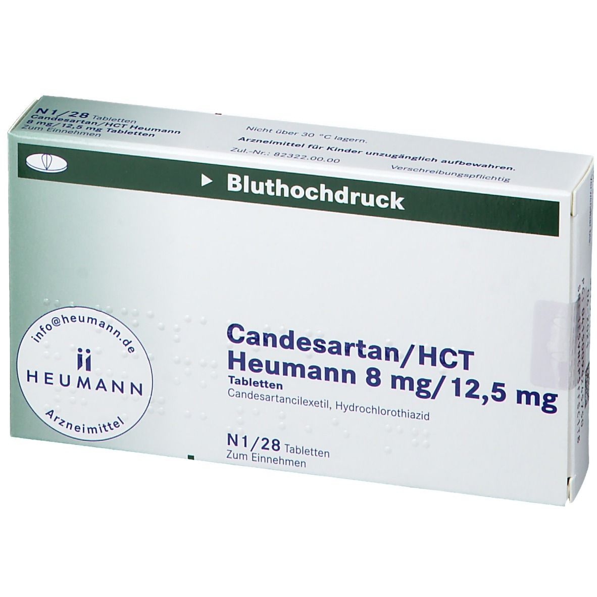 Candesartan/HCT Heumann 8 mg/12,5 mg