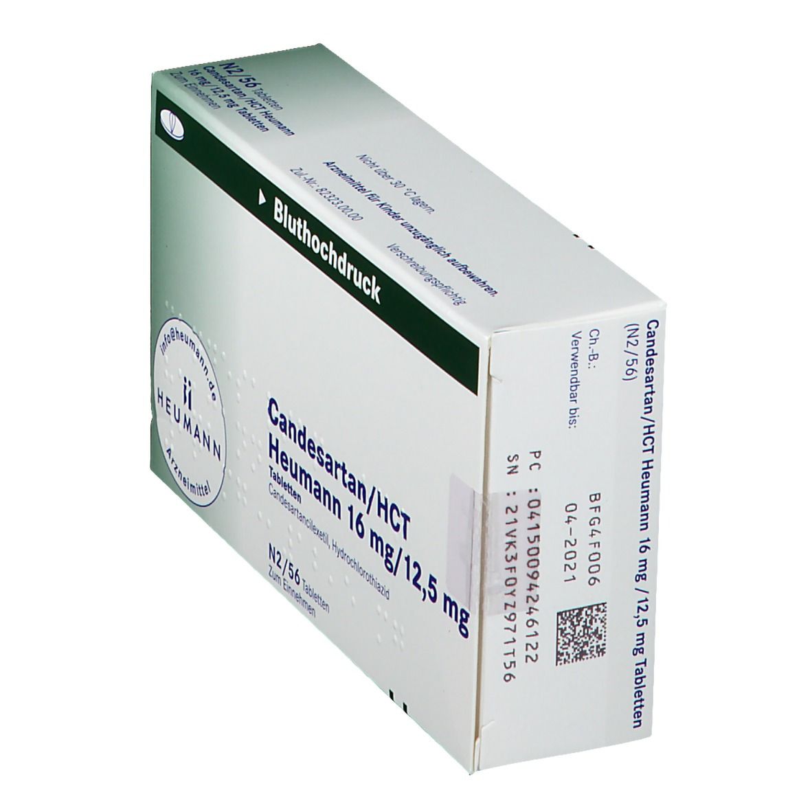 Candesartan/Hct Heumann 16 mg/12,5 mg Tabletten 56 St