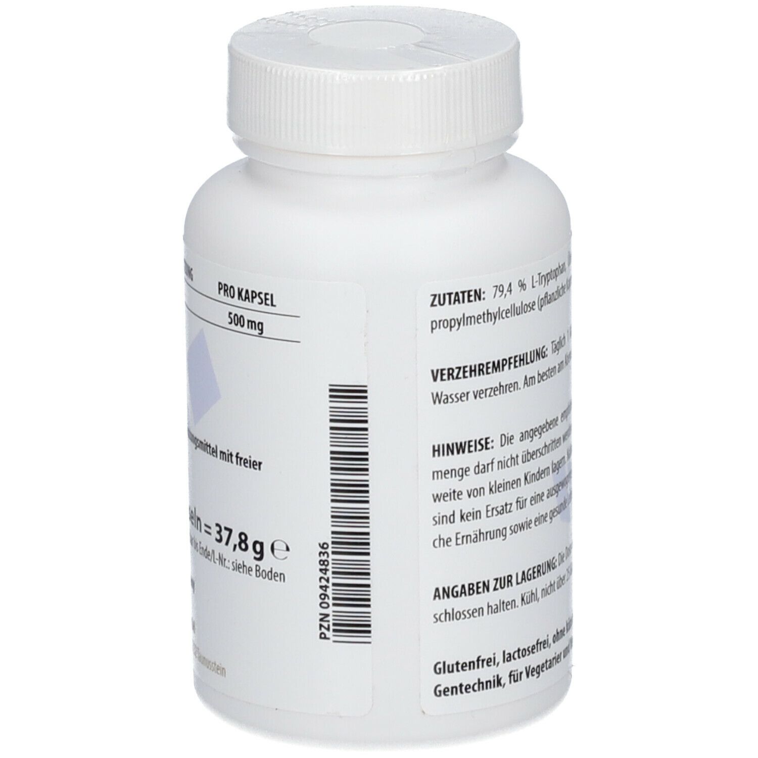 L-Tryptophan 500 mg 60 St - Shop Apotheke