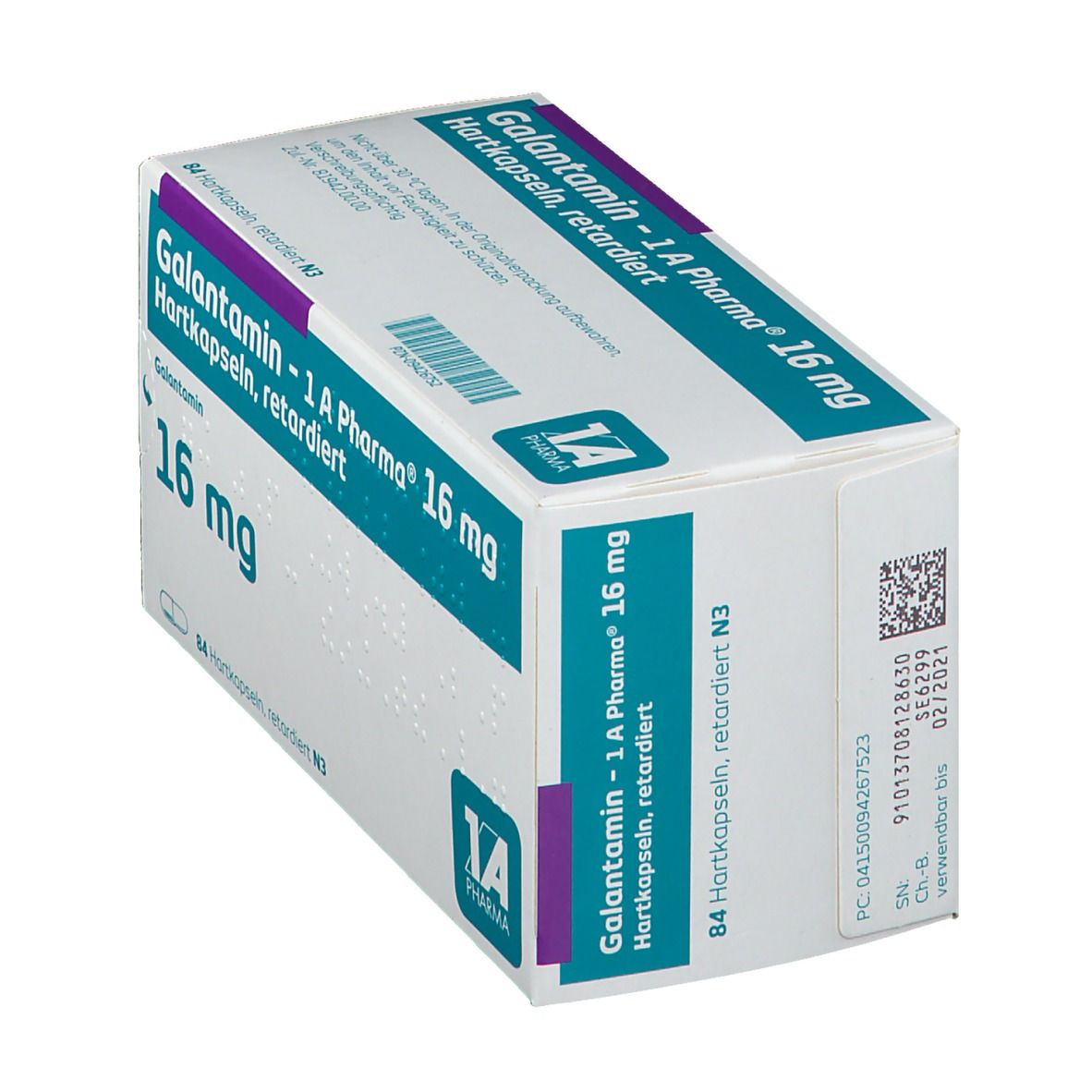 Galantamin-1A Pharma 16 mg Hartkapseln retardiert 84 St Retard-Kapseln