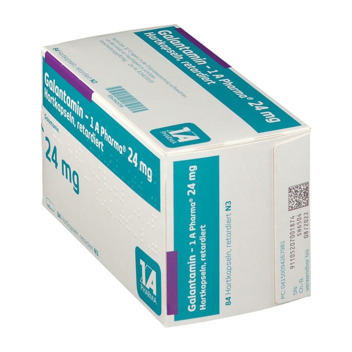 Galantamin-1A Pharma 24 mg Hartkapseln retardiert 84 St Retard-Kapseln