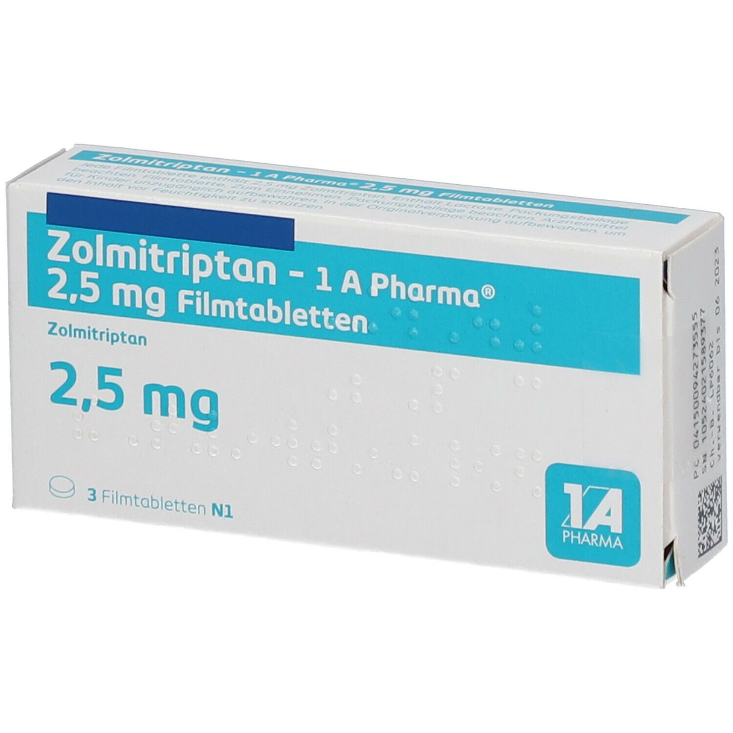 Zolmitriptan 1A Phar 2.5Mg