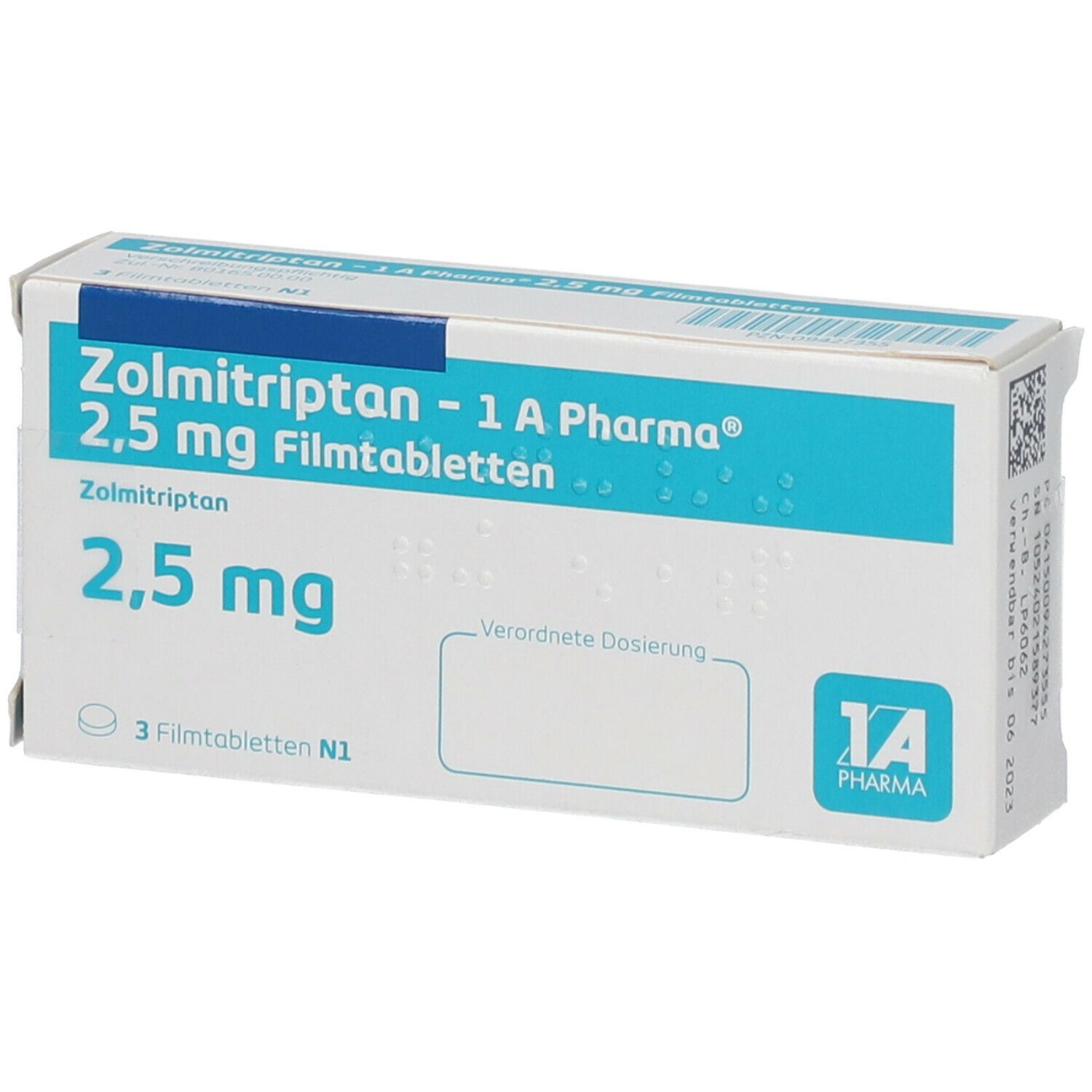 Zolmitriptan 1A Phar 2.5Mg