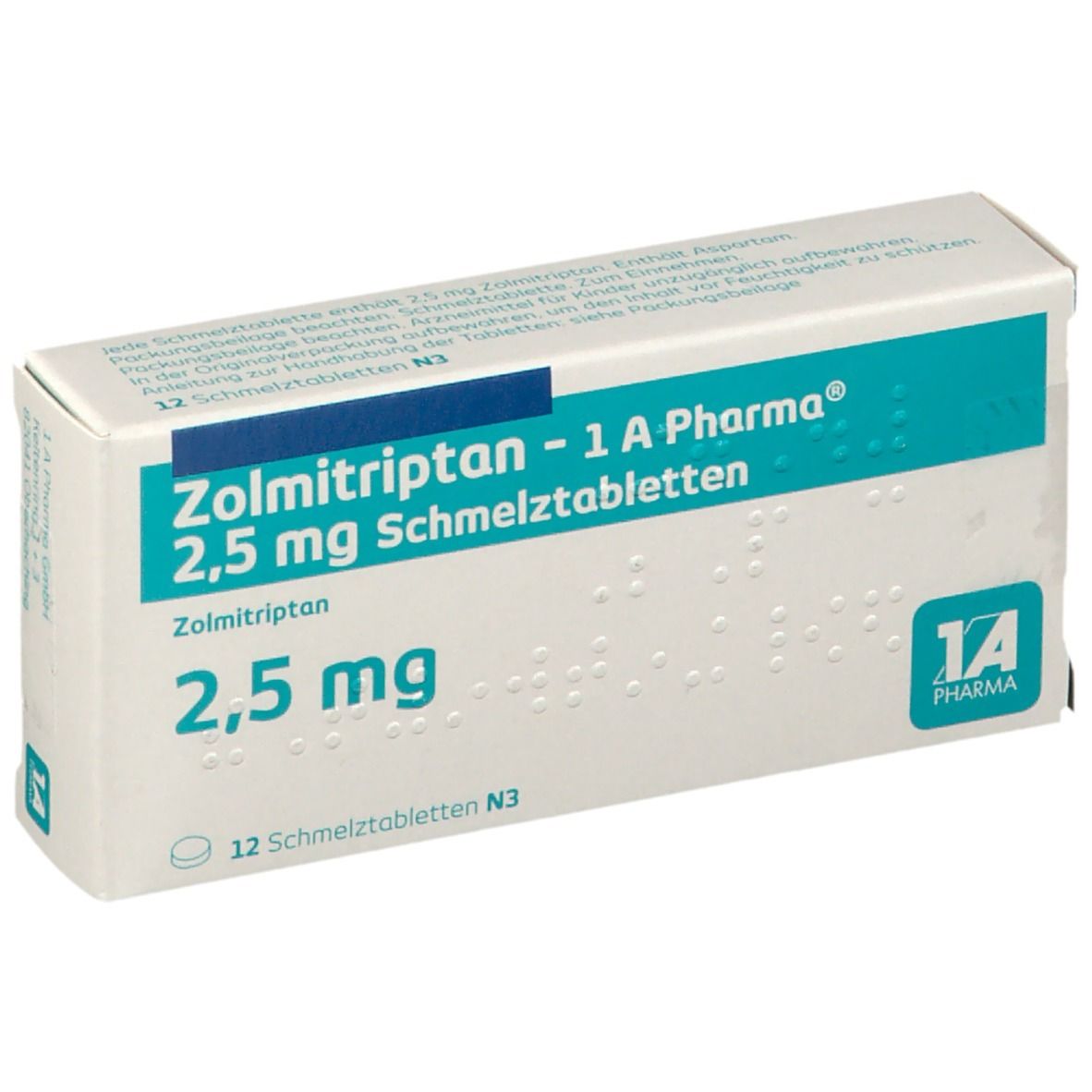 Zolmitriptan 1A Phar 2.5Mg