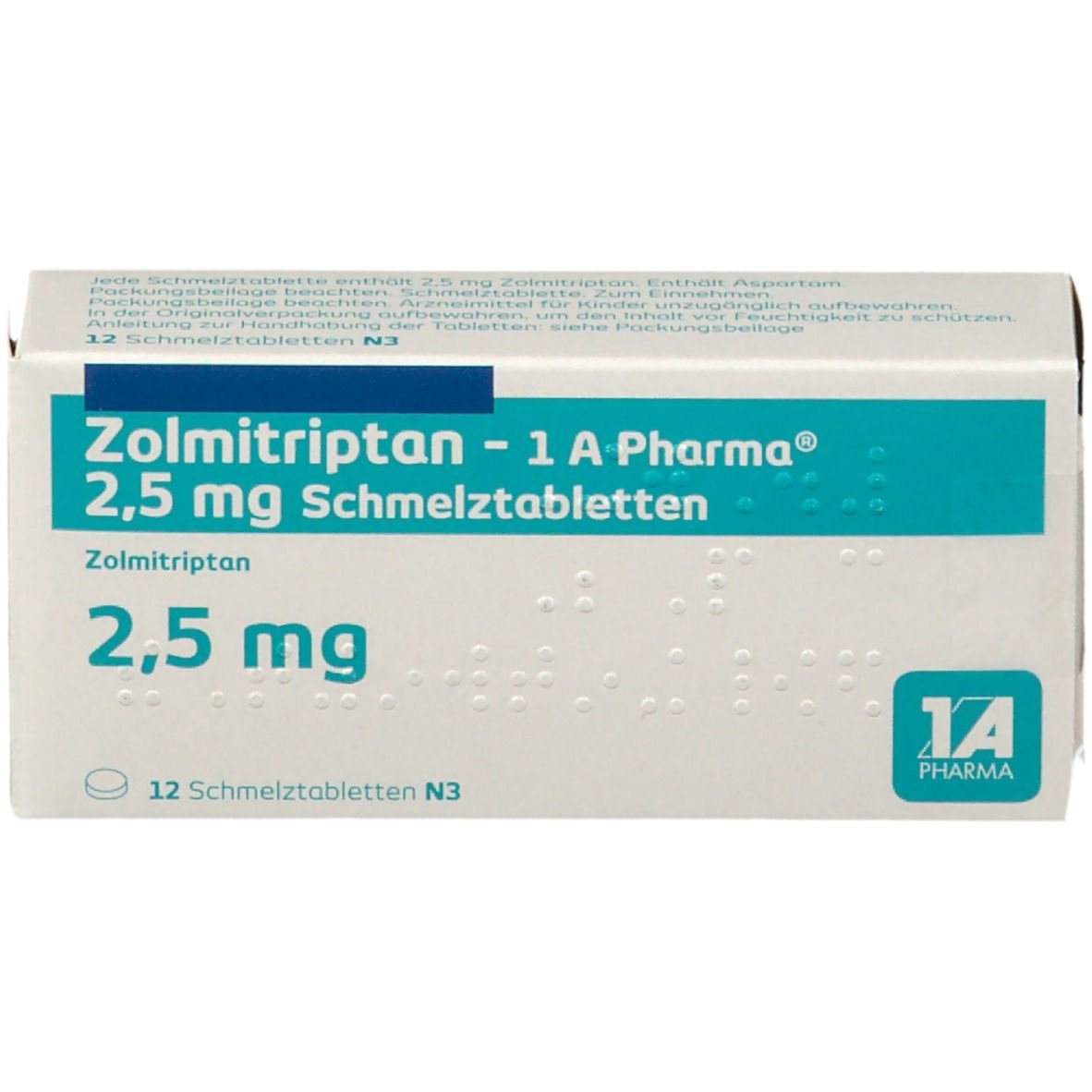 Zolmitriptan 1A Phar 2.5Mg