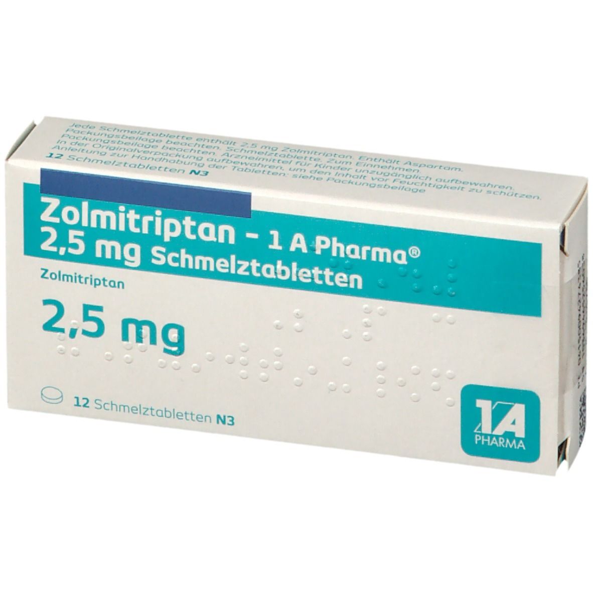 Zolmitriptan 1A Phar 2.5Mg